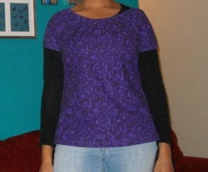 purple roses